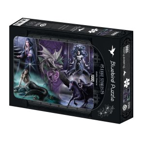 Bluebird puslespil med 1000 brikker. Motiv: Anne Stokes - Gothic Dreams.