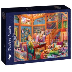 Bluebird puslespil med 1500 brikker. Motiv: Hobby Room.