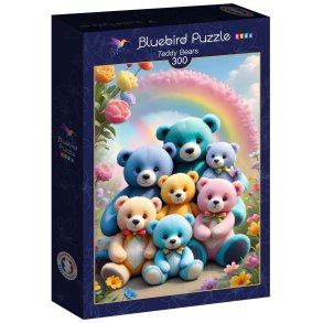 Bluebird Kids puslespil til b�rn med 300 brikker. Motiv: Teddy Bears.