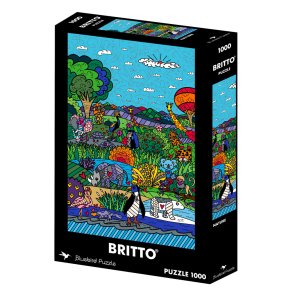 Bluebird puslespil med 1000 brikker. Motiv: Britto - Nature.
