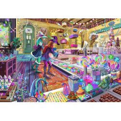 Fantasy Bakery af Rose Cat Khan med hekse der handler i et magisk bageri.