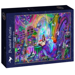 Bluebird puslespil med 1000 brikker. Motiv: Rainbow Magic Study.