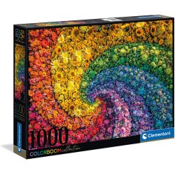 Clementoni puslespil med 1000 brikker. Motiv: Colorboom Whirl.