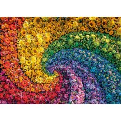 Colorboom Whirl med en hvirvel af blomster. 