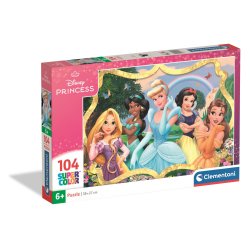 Clementoni puslespil til b�rn med 104 brikker. Motiv: Disney Princess.