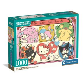 Clementoni puslespil med 1000 brikker. Motiv: Hello Kitty 2.