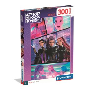 Clementoni puslespil til b�rn med 300 brikker. Motiv: K-Pop Demon Hunters.