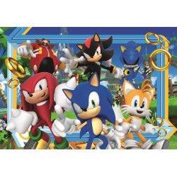 Sonic the Hedgehog puslespil med karakterer fra det popul�re spil. 