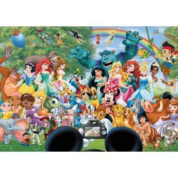 Disneys Wonderful World 2 puslespil hvor Disney-favoritterne er stillet op til et f�llesfoto.