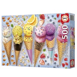 Educa puslespil med 500 brikker. Motiv: Ice Cream.