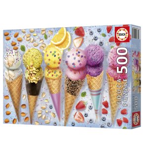 Educa puslespil med 500 brikker. Motiv: Ice Cream.