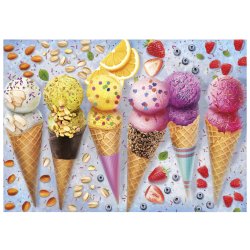 Olena Z puslespil Ice Cream med isvafler.