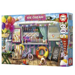 Educa puslespil med 500 brikker. Motiv: Ice Cream Van