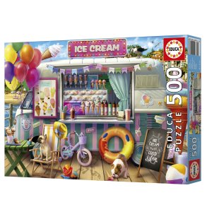 Educa puslespil med 500 brikker. Motiv: Ice Cream Van