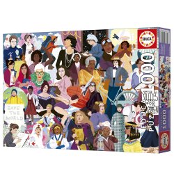 Educa puslespil med 1000 brikker. Motiv: Iconic Women.