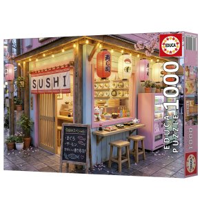Educa puslespil med 1000 brikker. Motiv: Kawaii Sushi.