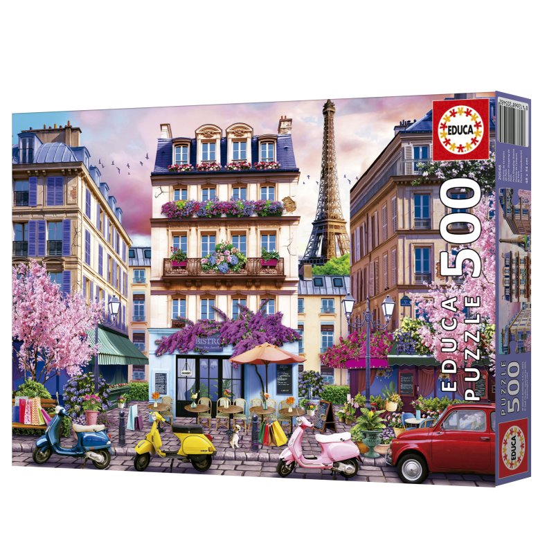 Educa puslespil med 500 brikker. Motiv: Paris Shopping District.