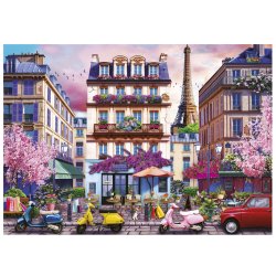 Kawaii Sushi puslespil med Butikker og Eiffelt�rn i Paris.