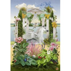 Take a trip - With Andr� Sanchez med en pegasus og blomster.
