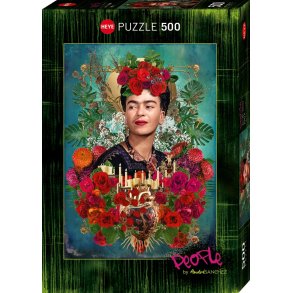 Heye puslespil med 500 brikker. Motiv: People - Frida II.