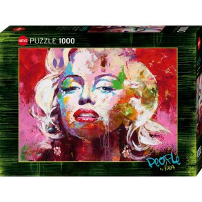 Heye puslespil med 1000 brikker. Motiv: People - Marilyn II.