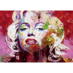 People - Marilyn II af VOKA er et puslespil med et portr�t af Marilyn Monroe.