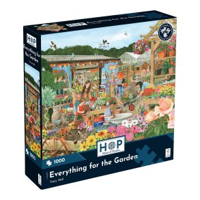 House of Puzzles puslespil med 1000 brikker. Motiv: Everything for the Garden.