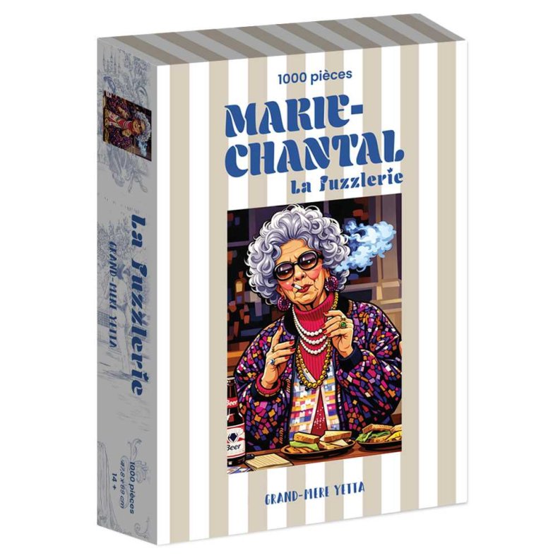 Marie-Chantal puslespil med 1000 brikker. Motiv: Bedstemor Yetta.