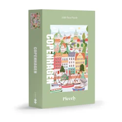 Piecely puslespil med 1000 brikker. Motiv: Copenhagen.