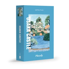 Piecely puslespil med 500 brikker. Motiv: Osaka Castle.