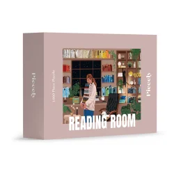 Piecely puslespil med 1000 brikker. Motiv: Reading Room.