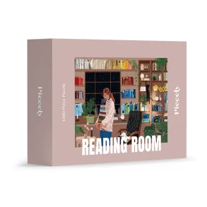 Piecely puslespil med 1000 brikker. Motiv: Reading Room.