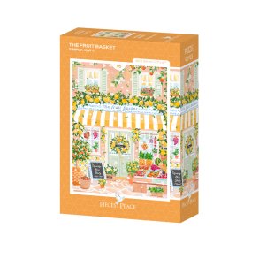 Pieces and Peace puslespil med 96 brikker. Motiv: The Fruit Basket.
