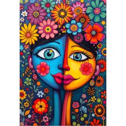 Flower Duo - 1000 brikker