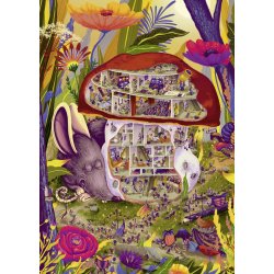 Cartoon - Living Mushroom -1000 brikker