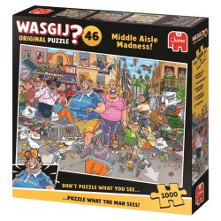 Wasgij Original 46 - Middle Aisle Madness! -1000 brikker