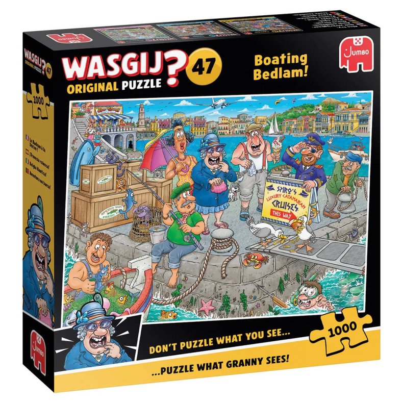 Wasgij Original 47 - Boating Bedlam! -1000 brikker