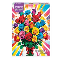 Yazz puslespil med 1000 brikker. Motiv: Bouquet.