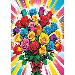 Bouquet er en buket af roser i forskellige farver.