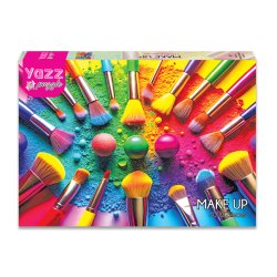 Yazz puslespil med 1000 brikker. Motiv: Make-up.